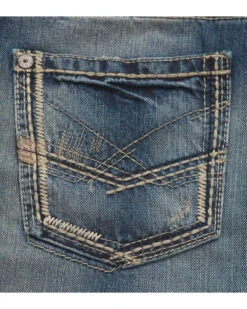 Ariat Men's M5 Ridgeline Medium Wash Slim Straight Jeans 11 Ariat Men's M5 Ridgeline Medium Wash Slim Straight Jeans -Western Cowboy Supplies 010C80 GR D2