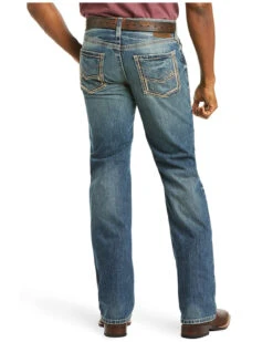 Ariat Men's M5 Ridgeline Medium Wash Slim Straight Jeans 9 Ariat Men's M5 Ridgeline Medium Wash Slim Straight Jeans -Western Cowboy Supplies 010C80 GR P2