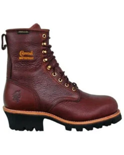 Chippewa Men's Waterproof Insulated 8" Logger Boots - Steel Toe -Western Cowboy Supplies 050B09 B3 P2