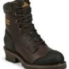 Chippewa 8" Waterproof & Insulated Lace-up Logger Boots - Composite Toe -Western Cowboy Supplies 050K49 47 P1