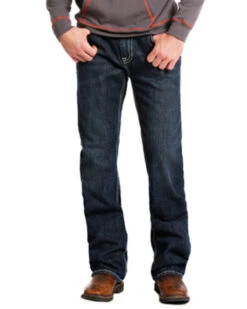 Rock & Roll Denim Men's FR Double Barrel Relaxed Fit Bootcut Jeans -Western Cowboy Supplies 0864K2 88 P2