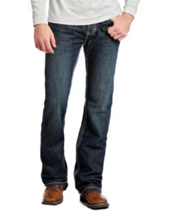 Rock And Roll Denim Men's Pistol Regular Fit Flame-Resistant Jeans - Boot Cut -Western Cowboy Supplies 0864K3 88 P2