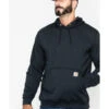 Carhartt Men's Loose Fit Midweight Logo Sleeve Graphic Hooded Sweatshirt -Western Cowboy Supplies 086775 89 P1