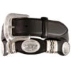 Tony Lama Scalloped Leather Belt -Western Cowboy Supplies 120947 89 P1