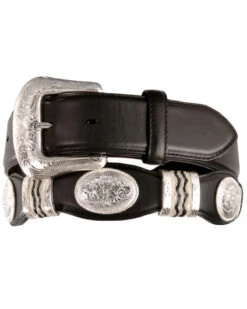 Tony Lama Scalloped Leather Belt