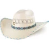 Charlie 1 Horse Girls' Natural Straw Hat