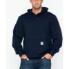 Carhartt Men's FR Hooded Pullover Solid Work Sweatshirt -Western Cowboy Supplies 2000226559 410 P1