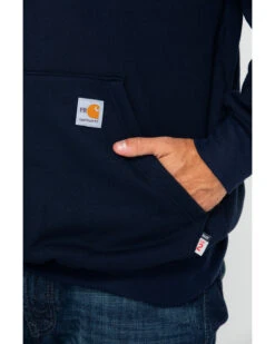 Carhartt Men's FR Hooded Pullover Solid Work Sweatshirt - Big & Tall -Western Cowboy Supplies 2000226560 410 P5