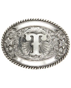 Cody James Men's Initial T Belt Buckle