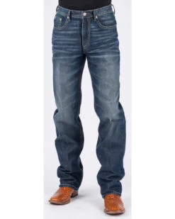 Stetson Men's 1520 Standard Fit Straight Jeans -Western Cowboy Supplies 2000234822 400 P2