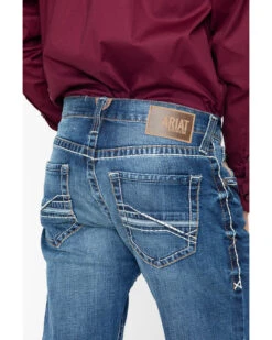 Ariat Men's M4 Preston Silverton Boot Jeans -Western Cowboy Supplies 2000238315 400 P5