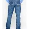 Cinch Men's Ian Dark Stonewash Slim Fit Boot Cut Jeans -Western Cowboy Supplies 2000240164 402 P1