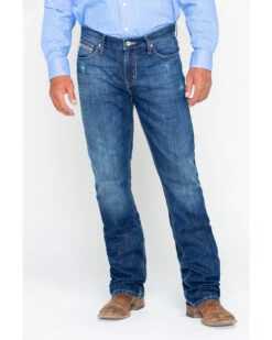 Cinch Men's Ian Dark Stonewash Slim Fit Boot Cut Jeans -Western Cowboy Supplies 2000240164 402 P5