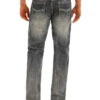 Rock & Roll Denim Men's Double Barrel Small "V" Straight Leg Jeans -Western Cowboy Supplies 2000241161 402 P1