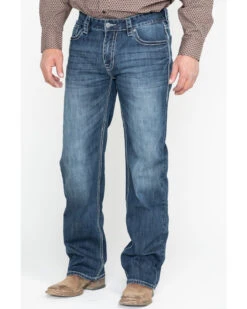Rock & Roll Denim Men's Reflex Double Barrel Straight Leg Jeans -Western Cowboy Supplies 2000254147 400 P6