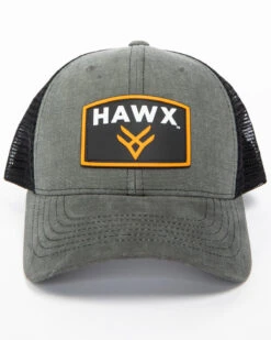 Hawx® Men's Grey Patch Logo Trucker Cap -Western Cowboy Supplies 2000258263 020 P2