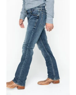 Wrangler Retro Men's Layton Slim Fit Bootcut Jeans - Big -Western Cowboy Supplies 2000268950 402 P4