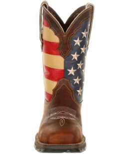 Durango Women's Lady Rebel Patriotic Flag Work Boots - Steel Toe -Western Cowboy Supplies 2000273957 200 P5