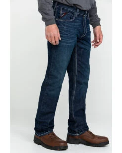 Ariat Men's FR M4 Durastretch Lineup Straight Work Jeans -Western Cowboy Supplies 2000281628 020 P3