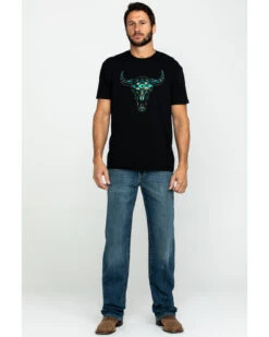 Cinch Men's Grant Medium Stonewash Mid Relaxed Bootcut Jeans -Western Cowboy Supplies 2000283510 402 P6