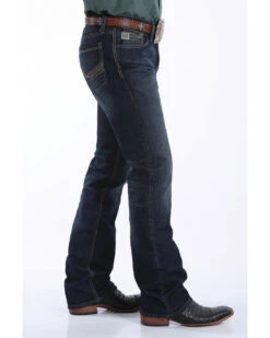 Cinch Men's Ian Med Rinse Slim Bootcut Jeans -Western Cowboy Supplies 2000283585 402 P3