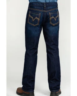 Cody James Men's FR Millikin Dark Slim Bootcut Work Jeans