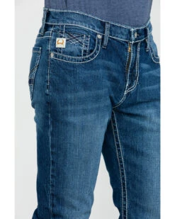 Cinch Men's Ian Medium Stone Wash Slim Boot Jeans -Western Cowboy Supplies 2000288366 402 P4
