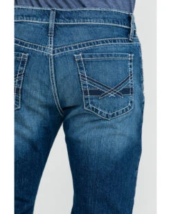 Cinch Men's Ian Medium Stone Wash Slim Boot Jeans -Western Cowboy Supplies 2000288366 402 P5