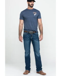 Cinch Men's Ian Medium Stone Wash Slim Boot Jeans -Western Cowboy Supplies 2000288366 402 P6