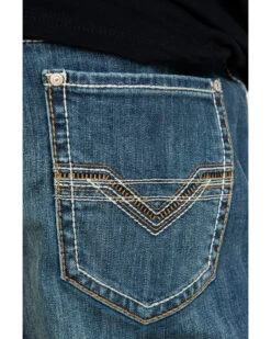 Rock & Roll Cowboy Men's Reflex Double Barrel Relaxed Bootcut Jeans -Western Cowboy Supplies 2000289965 400 P5