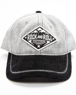 Rock & Roll Cowboy Men's Mountain Logo Patch Cap -Western Cowboy Supplies 2000290025 020 P4