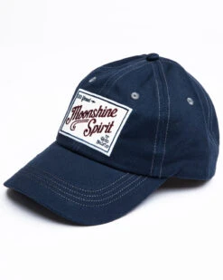 Moonshine Spirit Men's Black Embroidered Patch Ball Cap