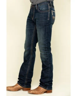 Cinch Men's Ian Rigid Dark Slim Bootcut Jeans -Western Cowboy Supplies 2000309167 402 P3