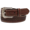 Ariat Men's Pierced Basketweave Western Belt -Western Cowboy Supplies 2000320243 200 P1