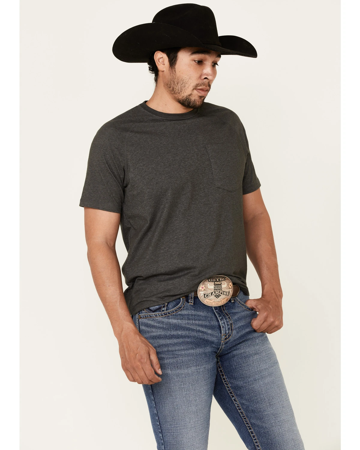 Cody James Men's Bronco Medium Wash Stackable Straight Stretch Jeans 4 Cody James Men's Bronco Medium Wash Stackable Straight Stretch Jeans - Image 2