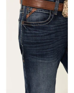 Ariat Men's M4 Denali Malone Dark Stretch Stackable Relaxed Straight Jeans -Western Cowboy Supplies 2000333947 400 P5