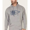 Tin Haul Men's Gray Native Arrowhead Graphic Hooded Sweatshirt