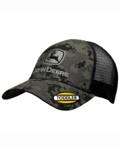 John Deere Toddler Boys' Digi Camo Embroidered Logo Mesh Ball Cap