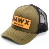 Hawx Men's Olive Logo Patch Mesh-Back Ball Cap -Western Cowboy Supplies 2000339188 341 P1