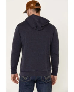 Flag & Anthem Men's Navy Colerain Burnout Fleece Hooded Sweatshirt -Western Cowboy Supplies 2000339258 410 P4