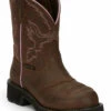 Justin Women's Wanette Western Work Boots - Steel Toe -Western Cowboy Supplies 2000340878 230 P1
