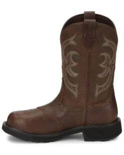 Justin Women's Wanette Waterproof Western Work Boots - Steel Toe -Western Cowboy Supplies 2000340880 200 P3