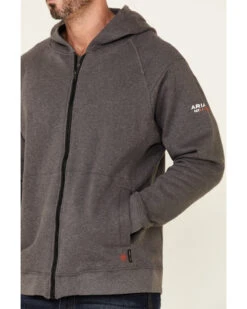 Ariat Men's FR Rev Full Cover Flag Graphic Zip-Front Hooded Work Jacket -Western Cowboy Supplies 2000341750 022 P3