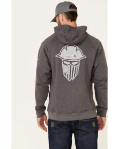 Ariat Men's FR Rev Full Cover Flag Graphic Zip-Front Hooded Work Jacket -Western Cowboy Supplies 2000341750 022 P4