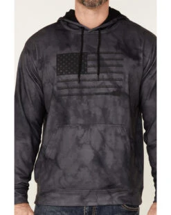 Hooey Men's Tie-Dye Liberty Roper Flag Graphic Hooded Sweatshirt -Western Cowboy Supplies 2000342389 001 P3