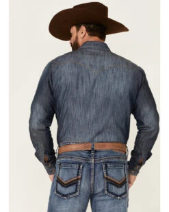 Cody James Core Men's Bannon Dark Wash Stretch Slim Straight Jeans -Western Cowboy Supplies 2000342638 400 P3