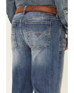 Cody James Men's Finley Light Wash Stackable Stretch Regular Straight Jeans -Western Cowboy Supplies 2000342921 400 P3