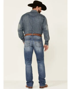 Cody James Men's Finley Light Wash Stackable Stretch Regular Straight Jeans -Western Cowboy Supplies 2000342921 400 P4