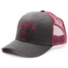 Hawx Men's Heather Black Logo Graphic Mesh-Back Ball Cap -Western Cowboy Supplies 2000342952 001 P1