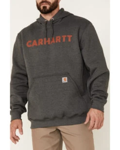 Carhartt Men's Loose Fit Midweight Logo Hooded Work Sweatshirt -Western Cowboy Supplies 2000343203 022 P3